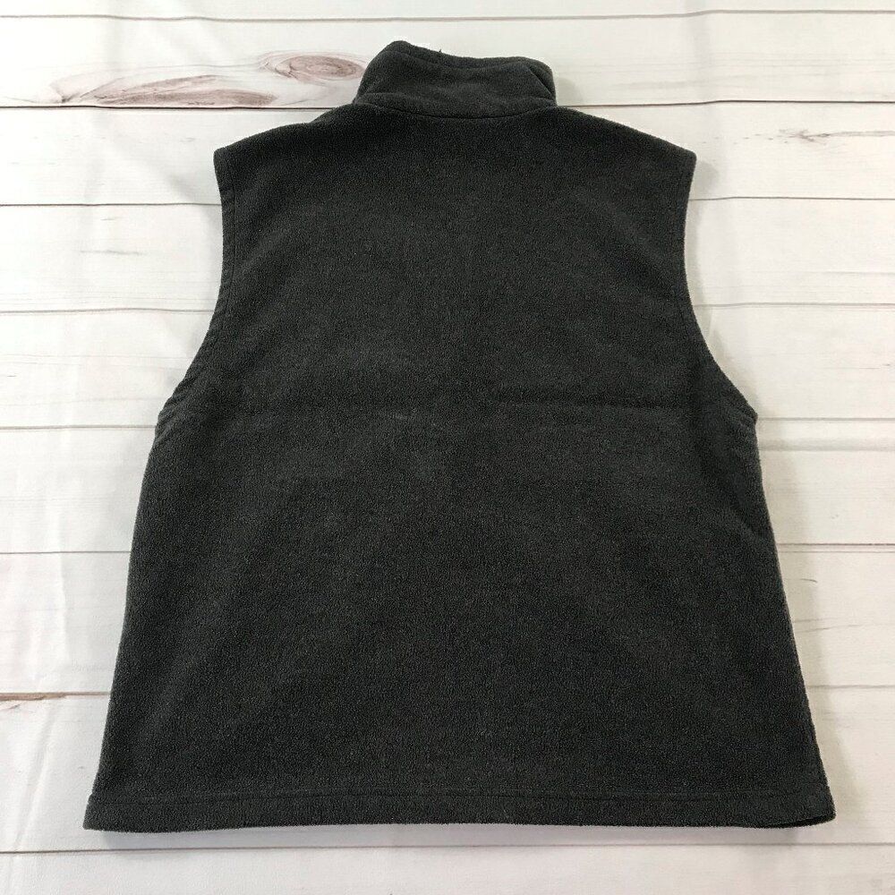 Columbia Men Medium Gray Fleece Full Zip Vest - Picture 8 of 8